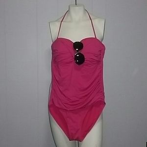 Pink Liz Claiborne ladies size 14 swimsuit